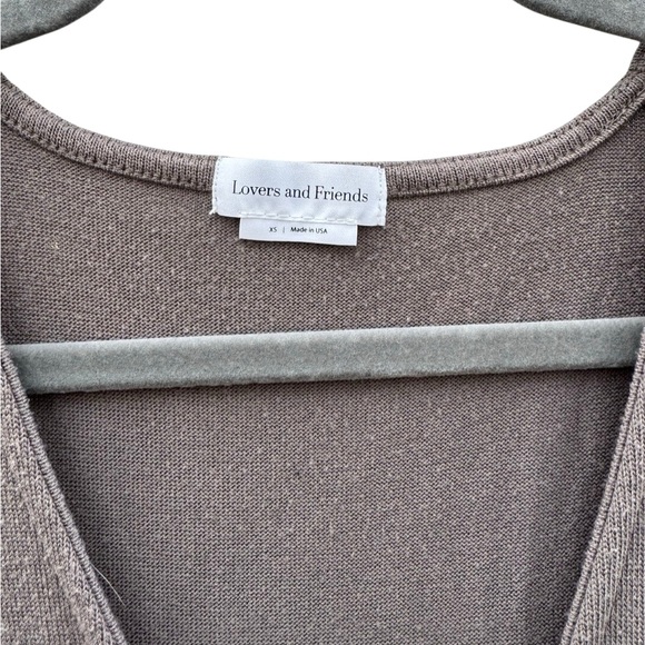 Revolve Lovers + Friends Women's Easy Brezzy Romper in Grey Sizd XS - Picture 5 of 6